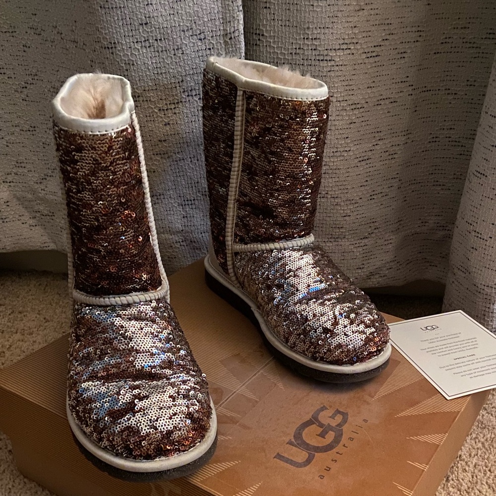 Sequins ugg boots